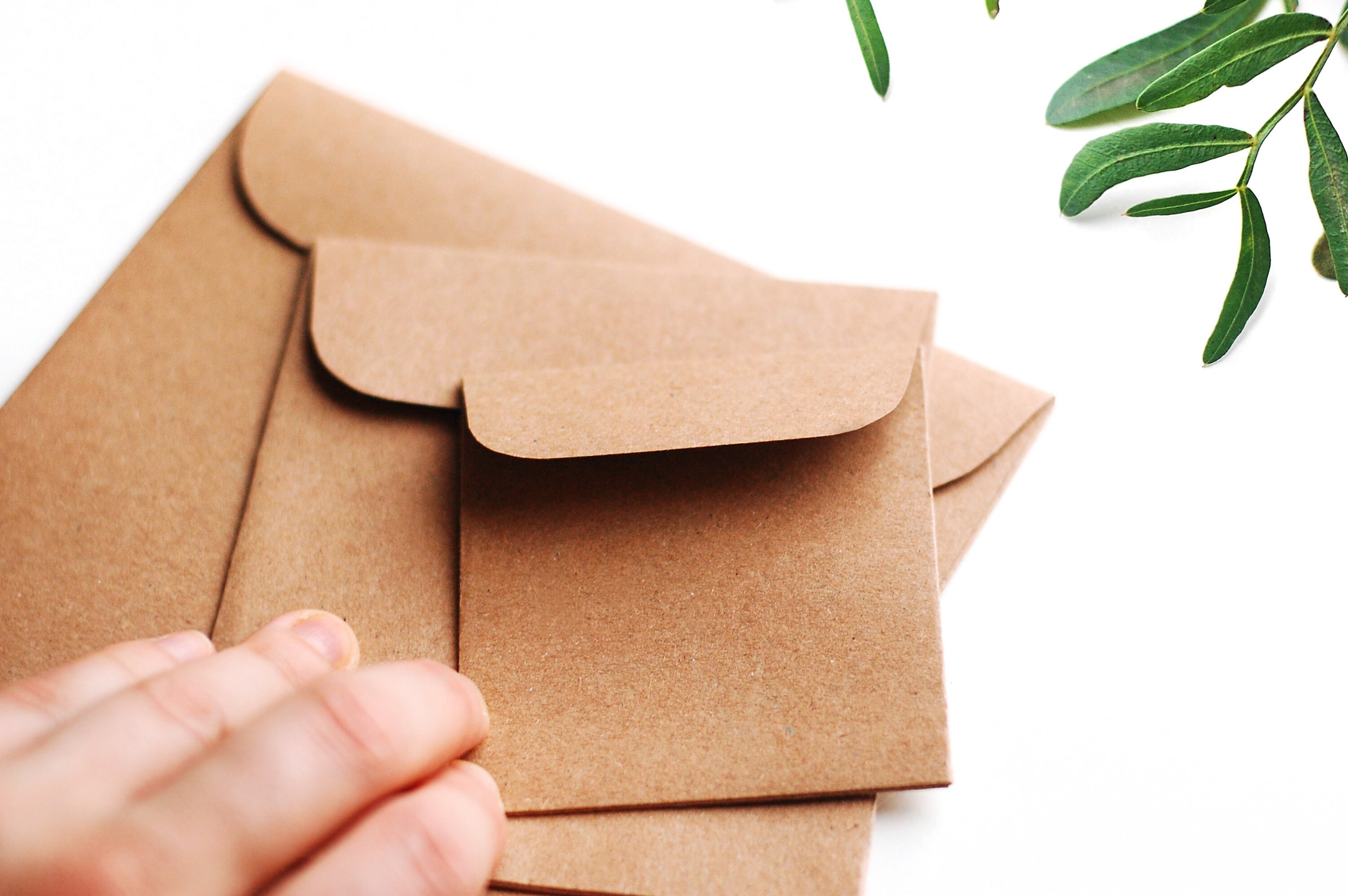 Kraft Envelopes 20 Pcs Kraft Cardstock Envelopes Etsy