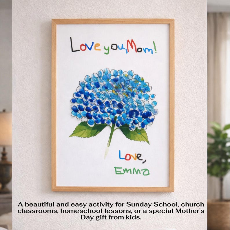 Mother’s Day Spring Flower Craft Bundle for Kids Christian Printable ...