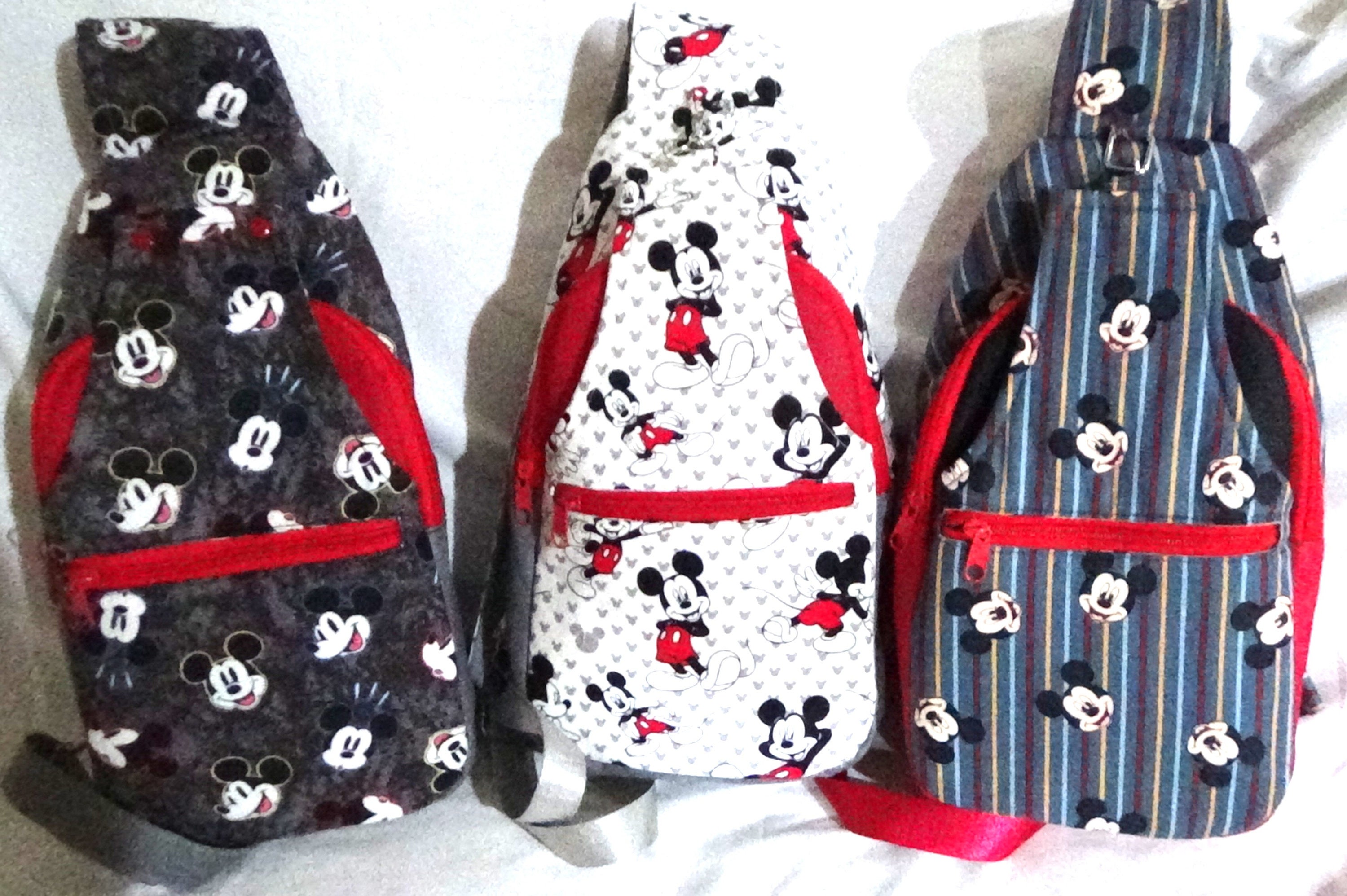 Handmade Disney Mickey Mouse Retro Sling Bags 3 Prints Pls Specify Colors. Etsy Canada