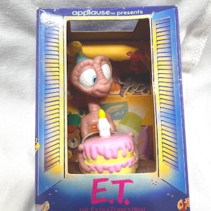 E.T. Birthday Party - Extra Terrestrial - Vintage applause E.T. Free  -Shipping - Great Gift - Collectible
