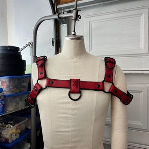 Handmade Leather Bulldog Harness
