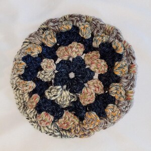 Crochet Granny Rose Cap