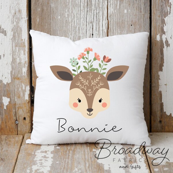 Deer Pillow Etsy