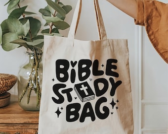 Bible Study Bag - bible bag canvas tote church bag