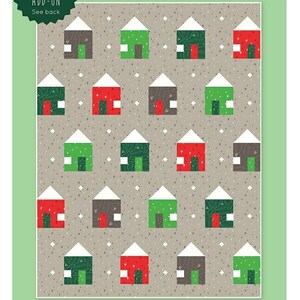 Snowy Yurts Quilt - quilt pattern by Annie Brady