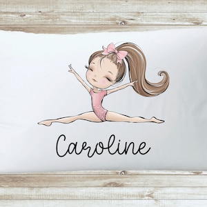 モダン体操女子部屋カスタム枕カバー