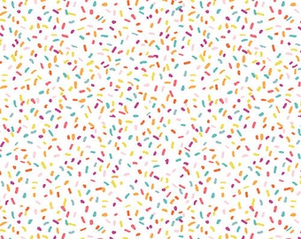 Ice Cream Sprinkles fabric, Art Gallery Fabrics Sprinkles cotton fabric, sold by the yard