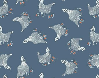 Chicken Love Pattern PC1940 by Poppy Cotton