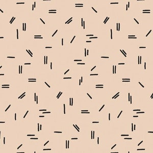 Low Volume Black Strikes Fabric - Cause & Effect Cotton, Sold by the yard