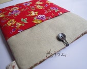 iPad case iPad cover iPad sleeve iPad Air Sleeve ipad 5 sleeve iPad Air case iPad Air cover padded Blooming Hibiscus China Chic CPZ126