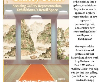 Objetivos de la galería: asegurar la representación de la galería, las exhibiciones y el espacio comercial. Libro electrónico