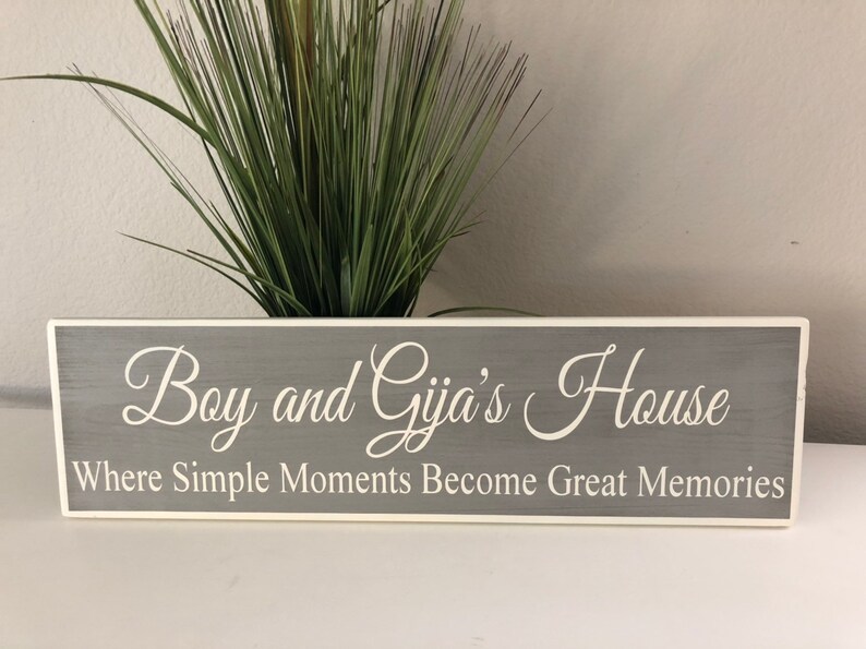 Nana and Papa's House Wooden Wood Sign Grandparents Etsy