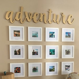 Adventure Wooden CNC cut-out wall art