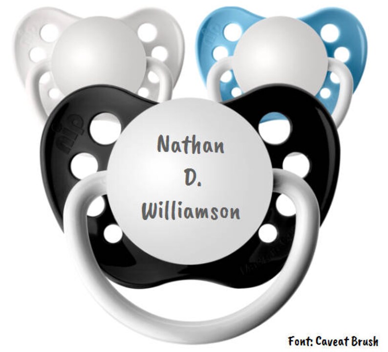 Personalized Baby Binkies Baby Boy Name Set Personalize Pacifier- Baby Boy Sex Reveal Prop Child Boy Dummy Engraved Baby Boy Gift