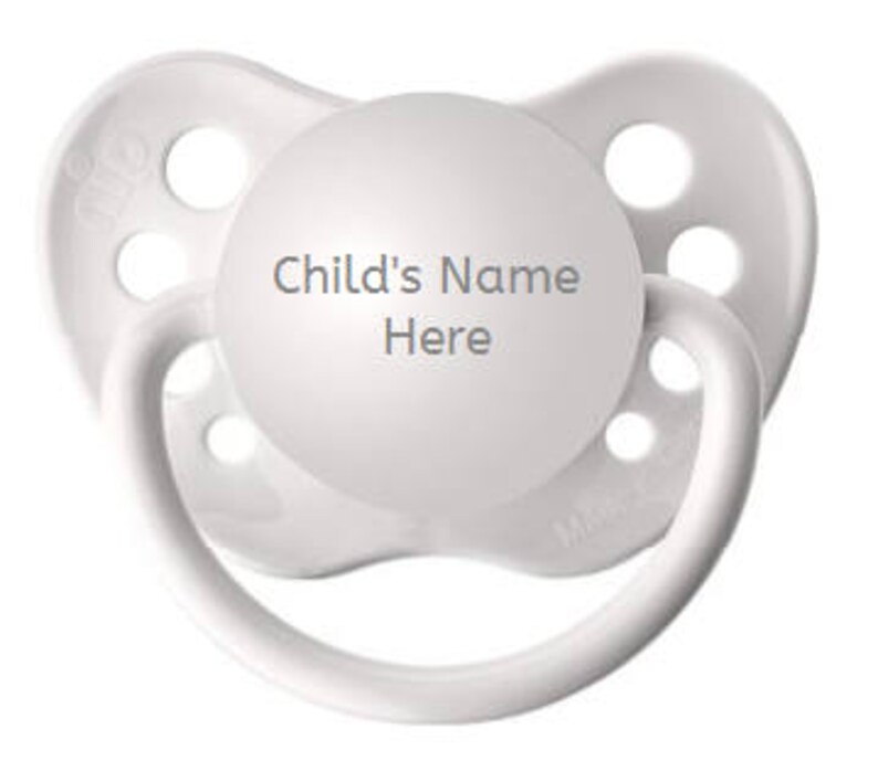 Personalized Pacifier Personalized Binky Name Pacifier Etsy