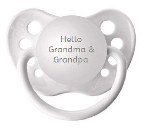Baby Announcement to Grandparents Pregnancy Reveal to Grandparents Pacifier You/'re Going to Be Grandparents Promoted to Grandparents