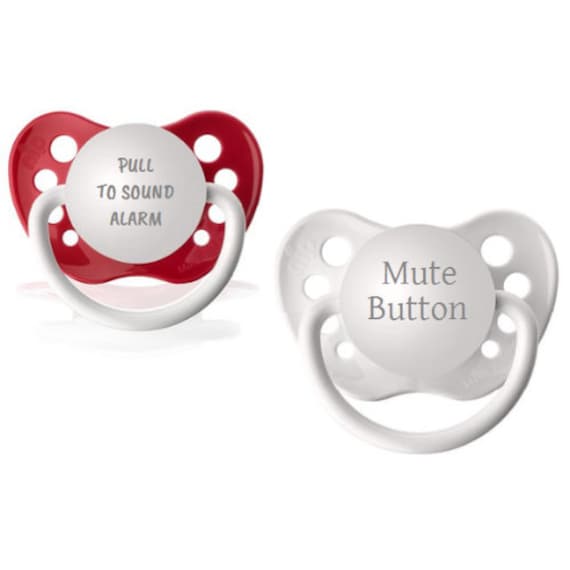mute button pacifier