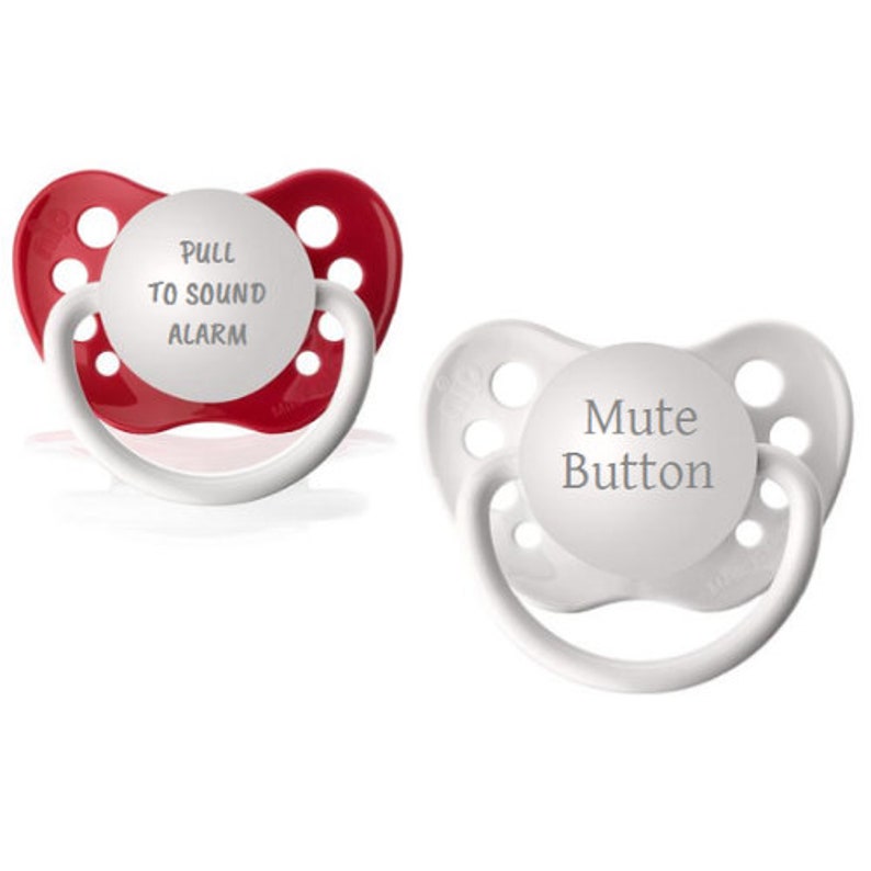 Lustiges Baby Schnuller Geschenk Set Schnuller mit Spruch Etsy.de