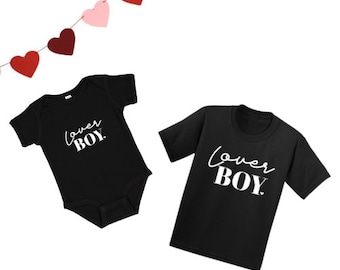 Toddler Boy Shirt - Lover Boy Shirt - Toddler Boy Clothes - Boy Valentine Day Shirt - Mama's Boy Gift for Him - Funny Bodysuit Baby Boy