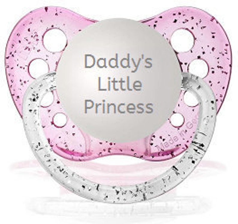 Daddy's Little Princess Pacifier Daddy's Little Etsy