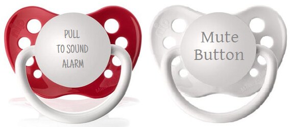 Lustige Baby Schnuller GeschenkSet Schnuller mit Spruch Etsy