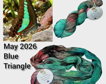 MAY Sock Yarn Club 2026 – Australian Butterflies Merino Nylon 4ply