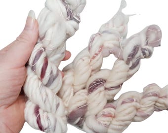 Clematis - Auto wrapped Single ply Handspun Yarn