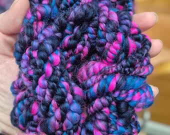 Handspun Supercoil Art Yarn – Stunning mini supercoil for Weaving | Felting | Macrame's | Tapestry