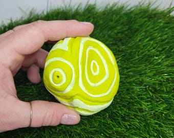 Pet Rock: zwart-wit neongroen