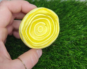 Pet Rock: zwart-wit geel/goud
