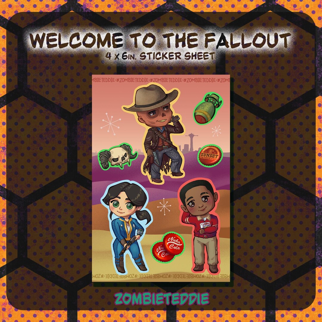 Fallout Sticker Sheet - Etsy