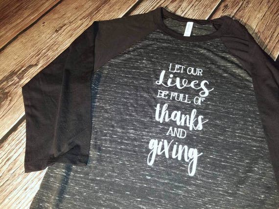 Thanksgiving shirt women's shirt full of thanks full | Etsy
