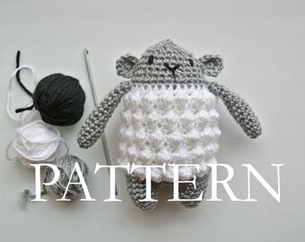 Sheep Amigurumi Crochet PATTERN (English)