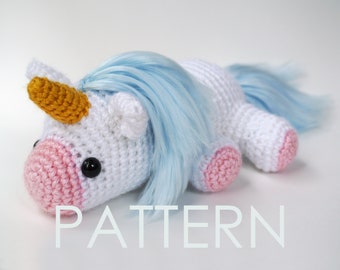 Baby Unicorn Amigurumi Crochet PDF Pattern - Instant Download (English)