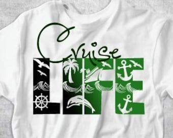 Cruise life 1 file- svg,png,jpg cutting file sublimation
