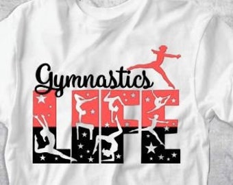 Gymnastics life Girl file- svg,png,jpg