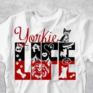 Yorkie life file- svg,png,jpg cutting file sublimation