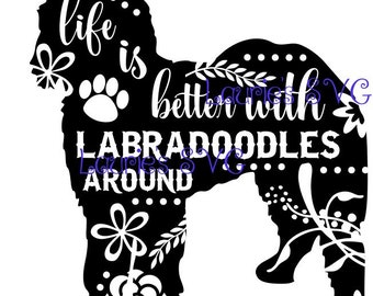 Download Labradoodle svg | Etsy
