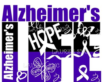 Download Alzheimers svg | Etsy