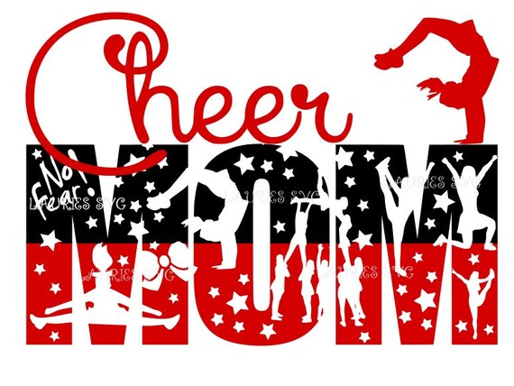 Cheer Mom file svgpngjpg and silhouette | Etsy