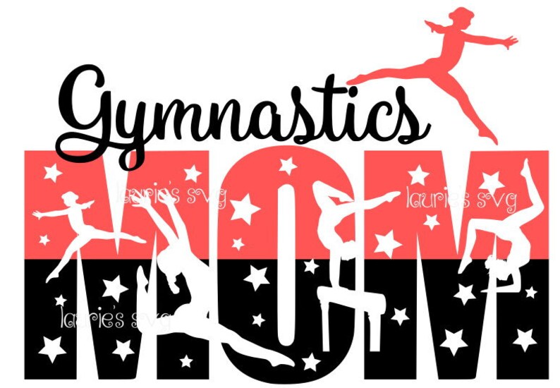 Gymnastics Mom Girl File Svgpngjpg Etsy