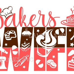 Bakers Wife file- svg,png,jpg and  silhouette