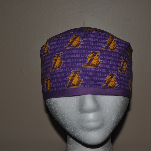 NBA Los Angeles Lakers/LA Lakers  - Men's Scrub Cap Hat - One Size Fits Most