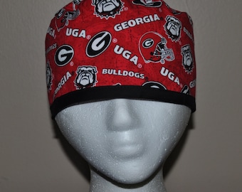 Men's University of Georgia Bulldogs Scrub Cap/Hat - One Size Fits Most