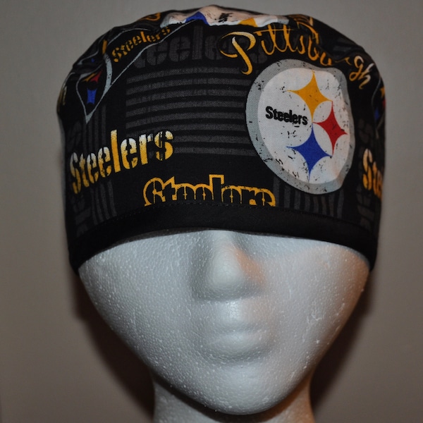 NFL Pittsburgh Steelers  - Men's Scrub Cap Hat - One Size Fits Most