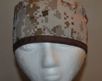 Men's USN/USMC United States Navy Digital Desert Camo Scrub Cap/Hat - One Size Fits Most (no logos)