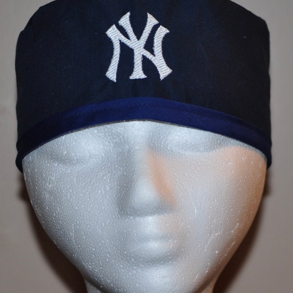 MLB NY Yankees/New York Yankees Embroidered Men's Scrub Cap/Hat - One Size Fits Most