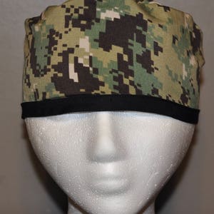 Men&#39;s US Navy NWU Type III  Digital Camo Scrub Cap/Hat - One Size Fits Most