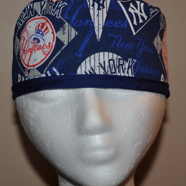 MLB NY New York Yankees  - Men's Scrub Cap Hat - One Size Fits Most