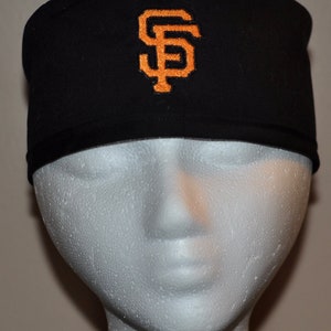MLB San Francisco Giants SF Embroidered Men&#39;s Scrub Cap/Hat - One Size Fits Most